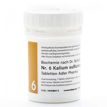 Produkt | Schüssler Salz Nr. 6 Kalium sulfuricum