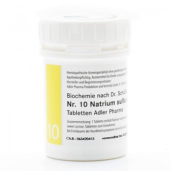 Produkt | Schüssler Salz Nr. 10 Natrium sulfuricum